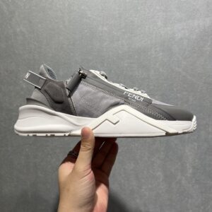 Alternative view of Fendi FD Flow Sneakers Grey For Men 7E1392AD78F1FHF