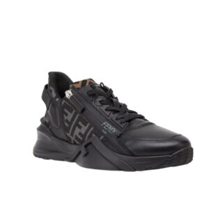 Fendi FD Flow Sneakers Black For Men 7E1392AJZHF1DV5