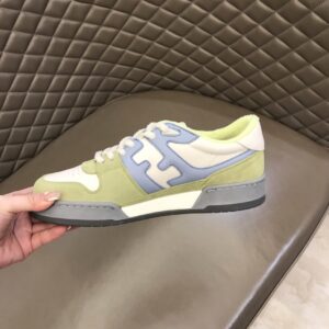 Alternative view of Fendi FD Match Low Tops Sneakers Light Green For Men