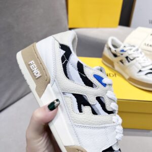 Alternative view of Fendi FD Match Low Tops Sneakers Black And White For Men
