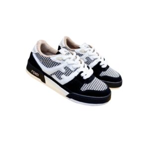 Fendi FD Match Low Tops Sneakers Black For Men