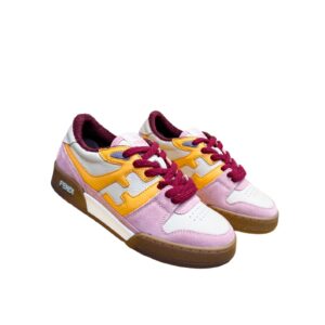 Fendi FD Match Low Tops Sneakers Pink For Men
