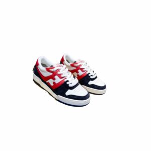 Fendi FD Match Low Tops Sneakers Red And Black For Men