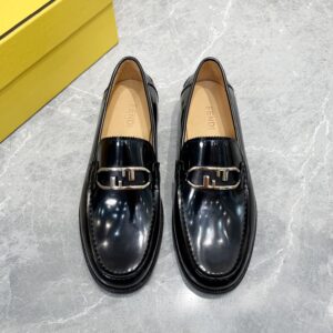Alternative view of Fendi FD O’Lock Loafers Black For Men 7D1557AK1TF0ABB