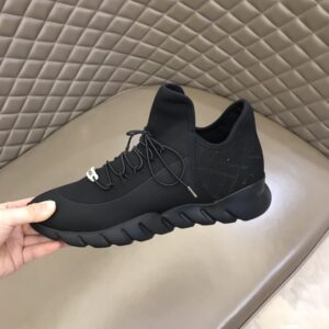 Alternative view of Fendi FD Technical Mesh High-Tops Sneakers Black For Men