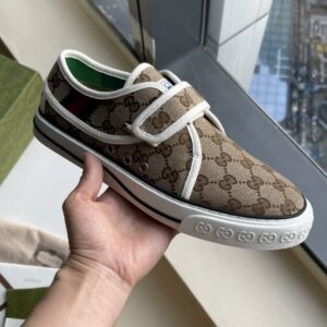 Alternative view of Gucci Men's Tennis 1977 Sneaker Brown Red For Men ‎692918