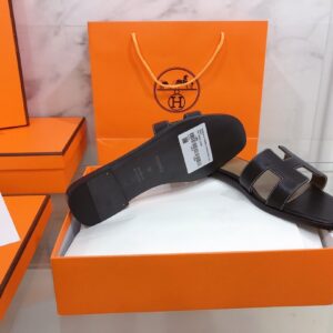 Alternative view of Hermes Oran Sandal Black For Women, Women's Shoes H021056Z