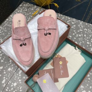 Alternative view of Loro Piana Babouche Charms Walk Loafers Flowering Cherry For Women - FAI1543 30AT