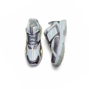 Fendi FD Fendi Faster Low-Tops Sneakers Grey For Men 7E1555AKX4F1ICJ
