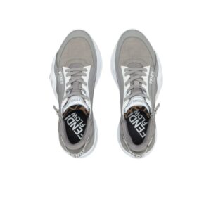 Fendi FD Flow Sneakers Grey For Men 7E1392AD78F1FHF