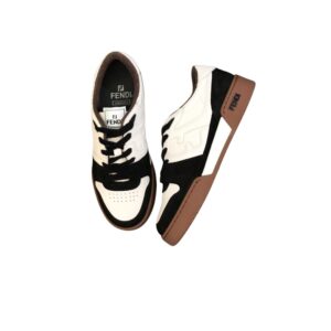 Fendi FD Match Low Tops Sneakers Brown For Men 7E1493AHH2F1FZB