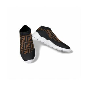 Fendi FD Slip-On Sneakers Brown For Men 7E1254A7MNF17ML