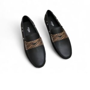 Fendi Force Black Loafers For Men 7D1473