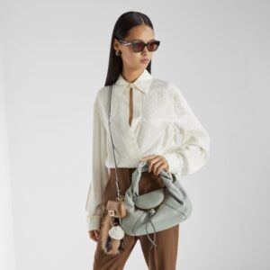 Alternative view of Fendi Spy Small Top Handle Bag 12.6in/ 32cm Matcha Green Gold Hardware For Women 8BR838AYCTF1SK5