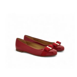 Ferragamo Varina Ballet Flat Red For Women 01A181 592125