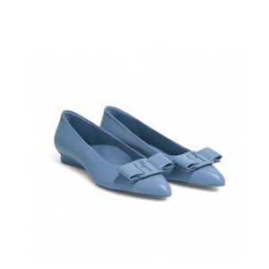 Ferragamo Viva Ballet Flats Blue For Women 01R252 730604