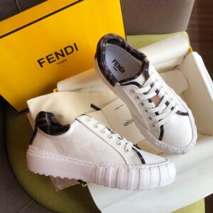 Alternative view of Fendi Force FF Lace-Ups Sneakers White For Men 7E1414AF5A