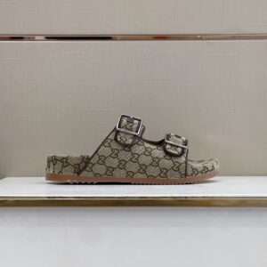 Alternative view of Gucci Men's Slide Sandal With Straps Beige And Ebony For Men 658020 2HK60 9791