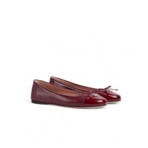 Gucci Ballet Flat With Double G Red For Women 835805 BNC80 6207