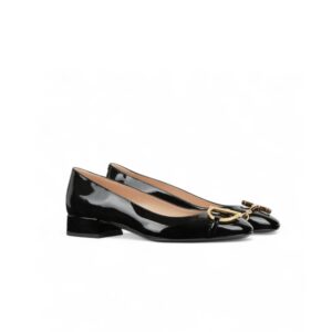 Gucci Ballet Flat With Half Horsebit Black For Women 849652 BNC00 1000
