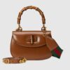 Gucci Bamboo 1947 Small Top Handle Bag 8.3in/ 21cm Brown Gold Hardware For Women 675797 10ODT 2579 - Image 8