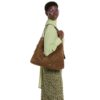 Gucci Beatrix Large Shoulder Bag 15.7in/ 40cm Brown Suede Gold Hardware For Women 850546 AAFOJ 2118 - Image 2