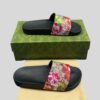 Gucci Blooms Supreme Floral Slide Sandal Black For Women 408508 KU200 8919 - Image 4