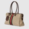 Gucci Borsetto Large Boston Shoulder Bag 15.2in/ 39cm Sand/ Brown Gold Hardware For Women 866734 FAFV9 9653 - Image 4