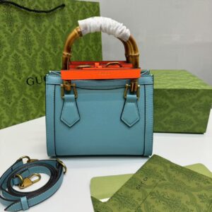 Alternative view of Gucci Diana Mini Tote Bag Light Blue For Women, Women's Bags 7.9in/20cm GG ‎702732 U3ZDT 4377