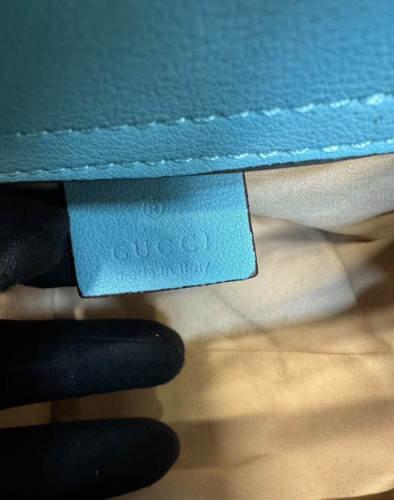 Gucci Diana Mini Tote Bag Light Blue For Women, Women's Bags 7.9in/20cm GG 702732 U3ZDT 4377 - Image 6