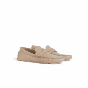 Gucci Driver Loafer Oatmeal For Men 820658 AAEFR 9511