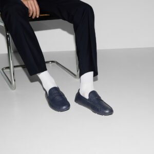 Alternative view of Gucci Driver Loafer Blue For Men 820658 AAEFR 4009