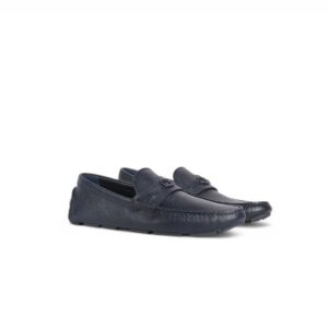 Gucci Driver Loafer Blue For Men 820658 AAEFR 4009