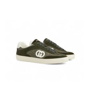 Gucci G75 Trainer Dark Green For Men 840330 AAE80 3354