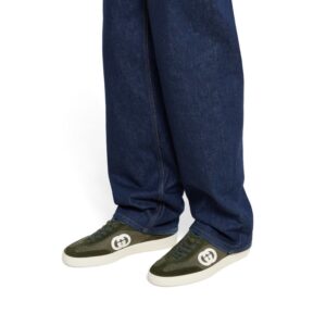 Alternative view of Gucci G75 Trainer Dark Green For Men 840330 AAE80 3354