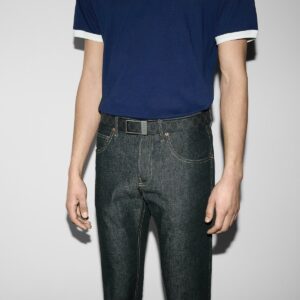 Alternative view of Gucci GG Belt 35mm With Rectangular Buckle Black For Men 722370 KGD0N 1000
