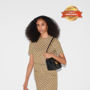 Alternative view of Gucci GG Marmont Small Shoulder Bag Black For Women 25.4/10in 443497 DTDIT 1000