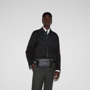 Alternative view of Gucci GG Supreme Medium Belt Bag Black For Men 11.4in/29cm 795463 FADJK 1000
