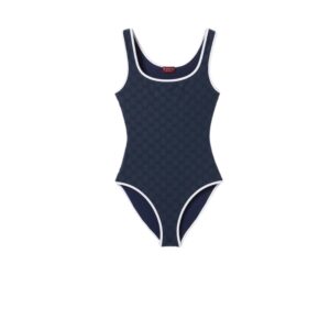 Gucci GG Swimsuit Blue For Women 816081 XHAJ7 4632