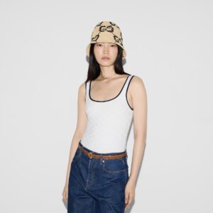 Alternative view of Gucci GG Swimsuit White For Women 816081 XHAJ6 9034