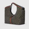 Gucci Giglio Large Tote Bag 21.3in/ 54cm Black Denim Gold Hardware For Women ‎‎853971 FAFYU 1155 - Image 4