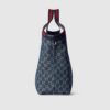 Gucci Giglio Large Tote Bag 21.3in/ 54cm Blue/ White Denim Gold Hardware For Women 853971 FAFFQ 8864 - Image 5