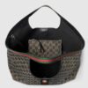Gucci Giglio Large Tote Bag 21.3in/ 54cm Black Denim Gold Hardware For Women ‎‎853971 FAFYU 1155 - Image 6