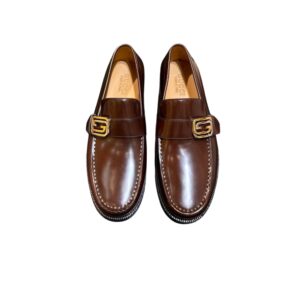 Gucci Interlocking G Loafer Brown For Men
