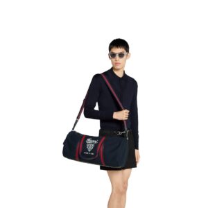 Alternative view of Gucci Large Printed Canvas Duffle Bag Dark Blue 21.3in/54cm ‎‎816866 FAD78 4044