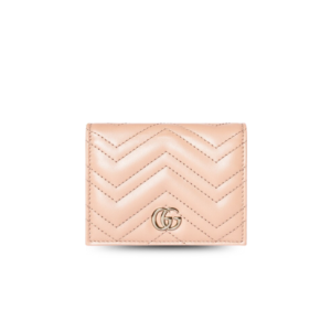 Gucci Marmont Small Wallet Pale Pink For Women 4.5in/11cm 466492 AAET8 6823