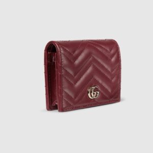 Alternative view of Gucci Marmont Small Wallet Rosso Ancora Red For Women 4.5in/11cm 466492 DTDHV 6207