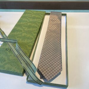 Alternative view of Gucci Monogram Interlocking G Jacquard Tie Light Grey For Men