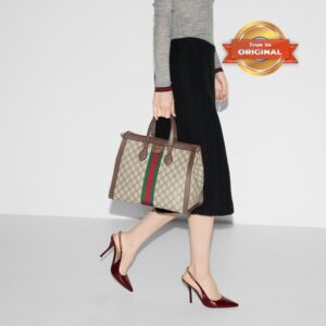 Alternative view of Gucci Ophidia Medium Top Handle Bag Beige For Women 34cm/13.5in ‎524537 K05NB 8745