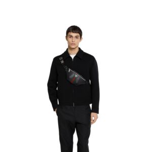 Alternative view of Gucci Ophidia Small Belt Bag 11.8in/ 30cm Black Palladium Hardware For Men 839106 AAE1B 1043